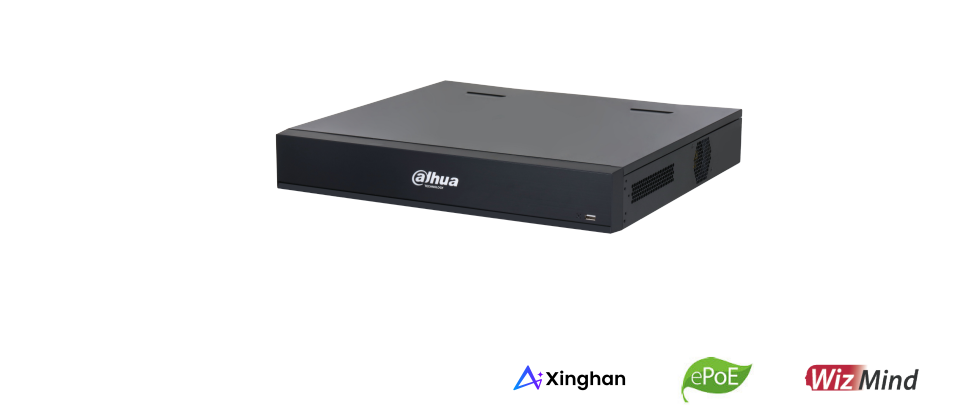 Dahua DHI-NVR5432-16HP-AI/ANZ-PRO 32 Channel WizMind AI NVR with 16 PoE Ports, WizSeek, AcuPick, 4 HDD Bays & 8K HDMI