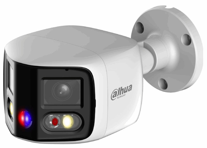 DAHUA DH-IPC-PFW3849S-A180-AS-PV-ANZ wizsense series ip camera AI 180° tioc duo eptz 4mp bullet Camera dual lens 120 wdr metal 2.8mm fixed lens full colour