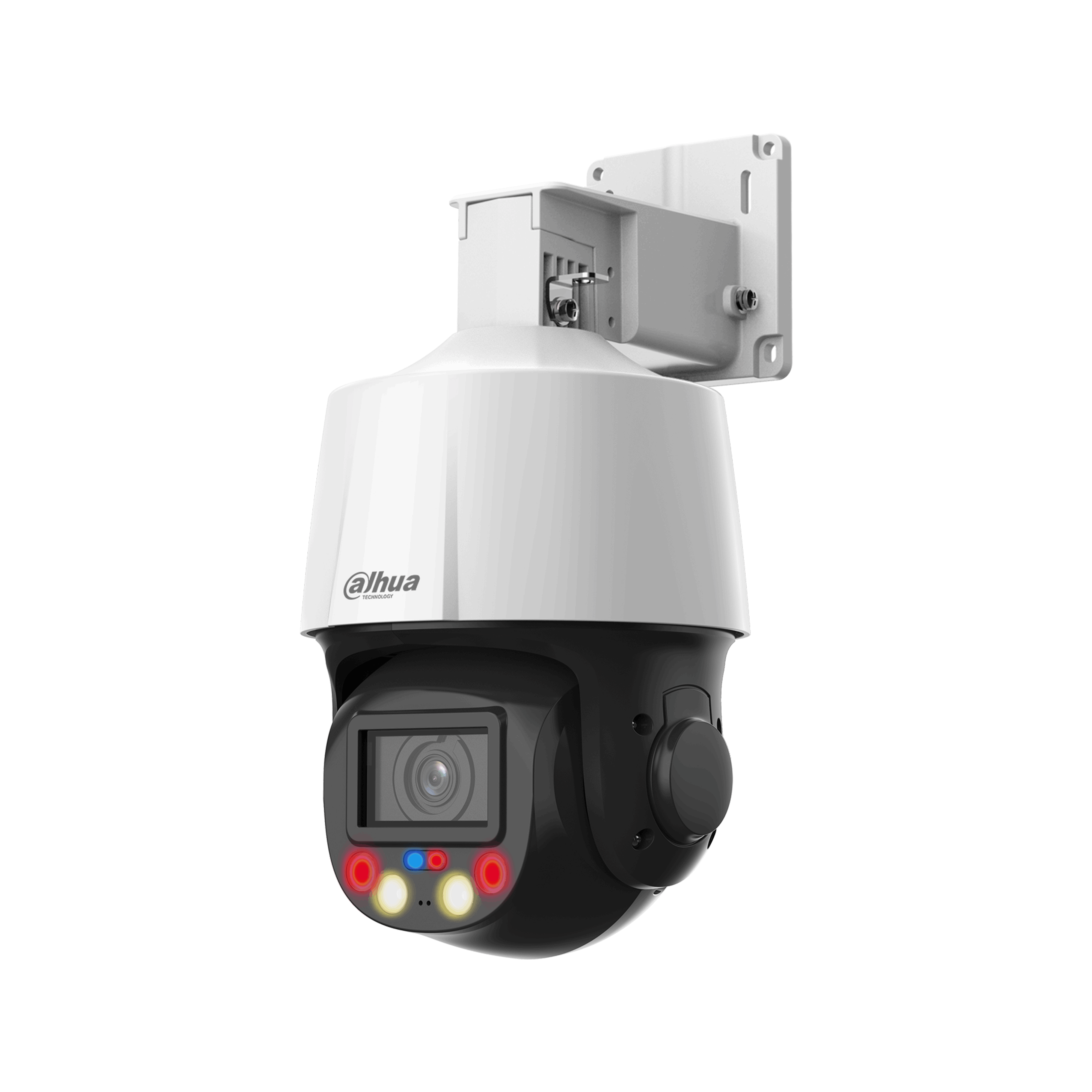 Dahua DH-SD3E405DB-GNY-A-PV1 wizsense series IP camera white AI TiOC auto tracking 4mp speed dome PTZ camera motorised lens 5x zoom full colour IR CCTV