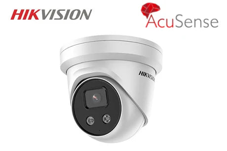 Hikvision Acusense DS-2CD2386G2-IU IP Camera 8MP 4K Turret Network Camera with Mic