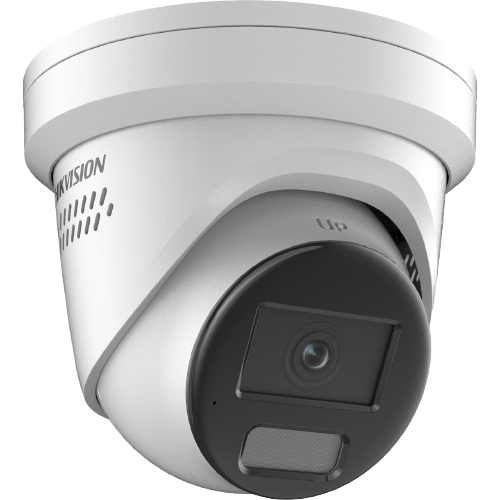 Hikvision 4MP Colorvu CCTV CameraKit - 4x Outdoor Colorvu DS-2CD2347G2-LSU/SL Liveguard Turret Cameras with Acusense + 4CH NVR Kit