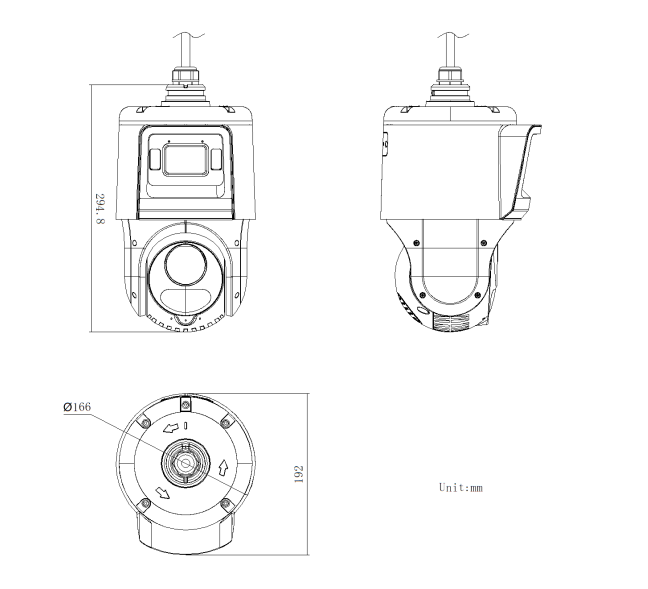 Hikvision DS-2SE4C425MWG-E/14(F0) TandemVu 4+4MP 25X ColorVu & IR AcuSense Network Speed Dome