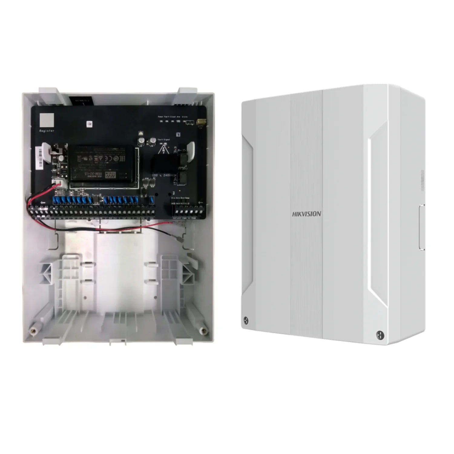 海康威视 HIK-PHA64-LP/NP-HW Hybrid Pro 硬连线 Pro 报警控制器，8-64 个防区，45 个用户，8 个区域，4-64 个输出