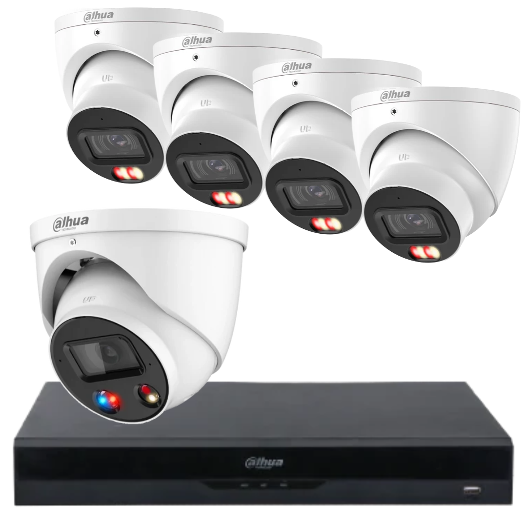 Dahua 6MP AcuPick AI CCTV Security Camera Kit with TiOC– Customise Up to 8 Cameras NVR5208-8P-AI/ANZ