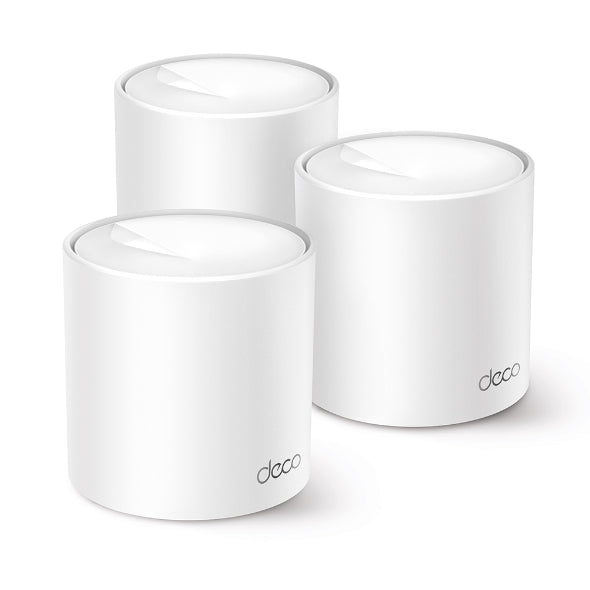 TP-Link Deco X1500 (3-Pack) AX1500 Whole Home Mesh Wi-Fi 6 System with Seamless Roaming & Parental Controls - CCTV Importers