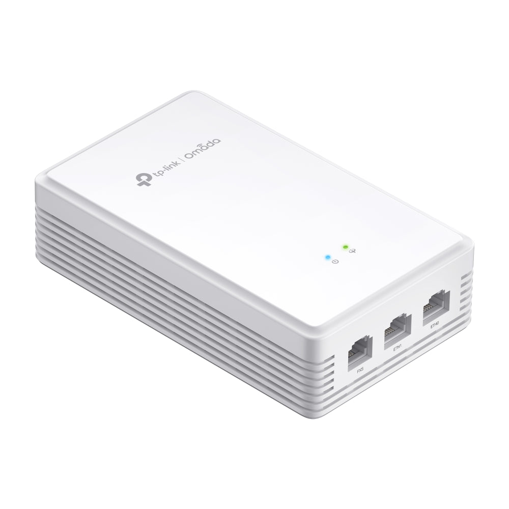 TP-Link Omada EAP615GP-Wall AX1800 Wi-Fi 6 Wall Plate GPON Access Point | GPON Port | Omada Mesh | Seamless Roaming | Enterprise Fibre Networking