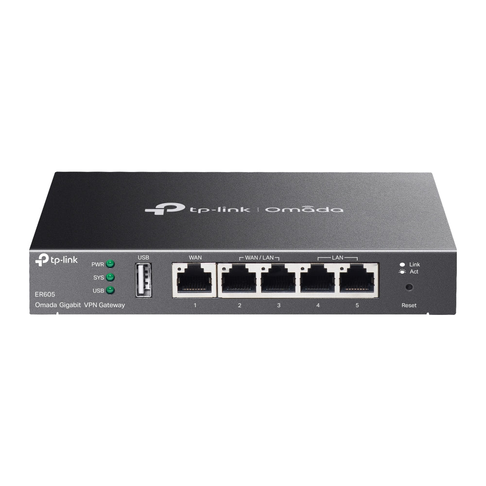 Multi Router Vpn TP-Link ER605 Omada Gigabit VPN Gateway | High-Security Multi-WAN Rout