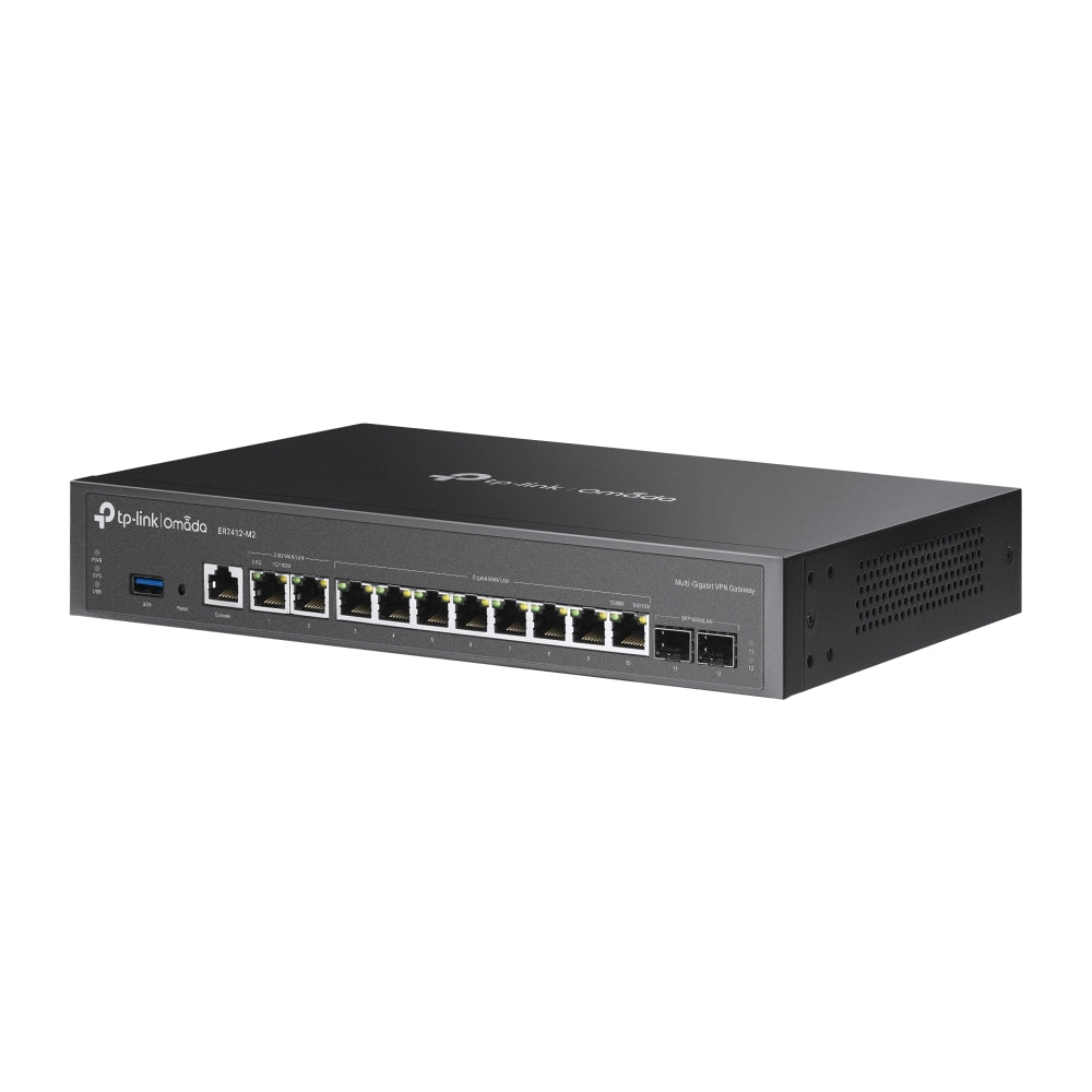 TP-Link ER7412-M2 Omada Multi-Gigabit VPN Router | Quad-Core Multi-WAN Security Gateway with Advanced VPN & Cloud Management | SKU: ER7412-M2