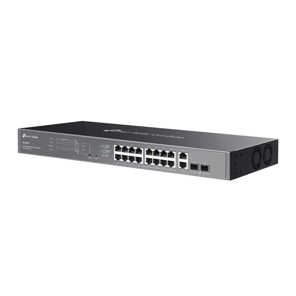 TP-Link Omada ES220GMP 20-Port Gigabit Easy Managed Switch with 16-Port PoE+ | 250W PoE Budget, Omada Cloud Management, Long-Range PoE