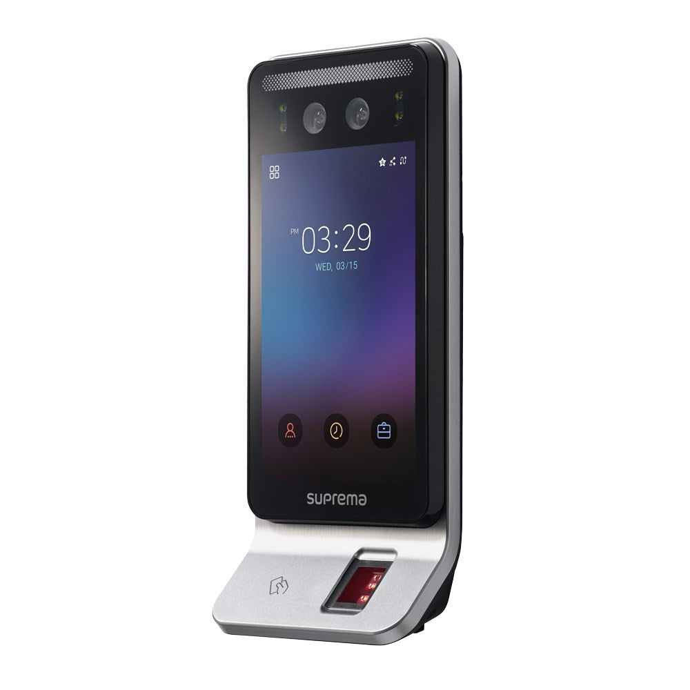 SUPREMA FSF2-ODB FaceStation F2 Fusion, Multimodal Facial recognition, Fingerprint, Mobile access and RFID reader (EM,Mifare), Up to 100,000 users, 50,000 image logs, 7" touchscreen, TCP/IP, Wiegand, RS485