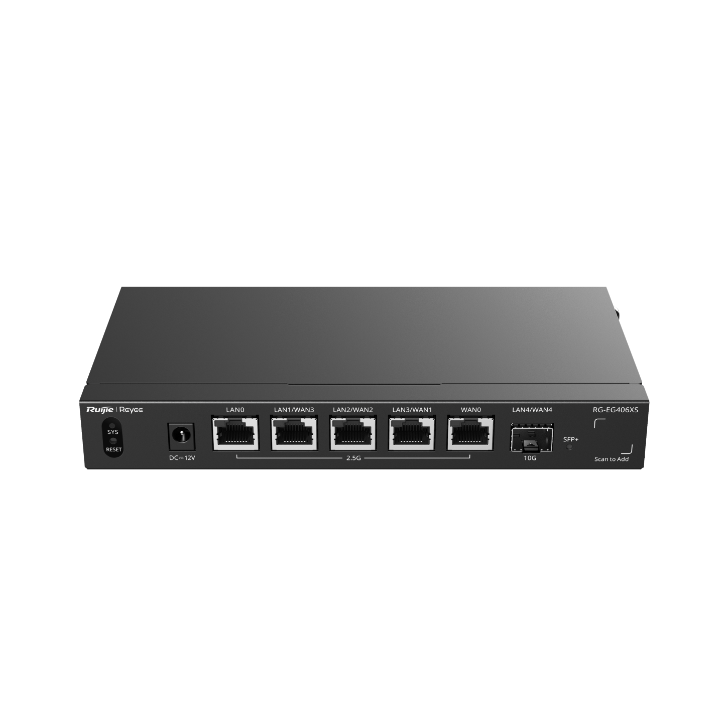 RG-EG406XS Reyee 5-Port 2.5G Cloud Managed Router with 10G SFP+ Port | Multi-Gig VPN Business Gateway