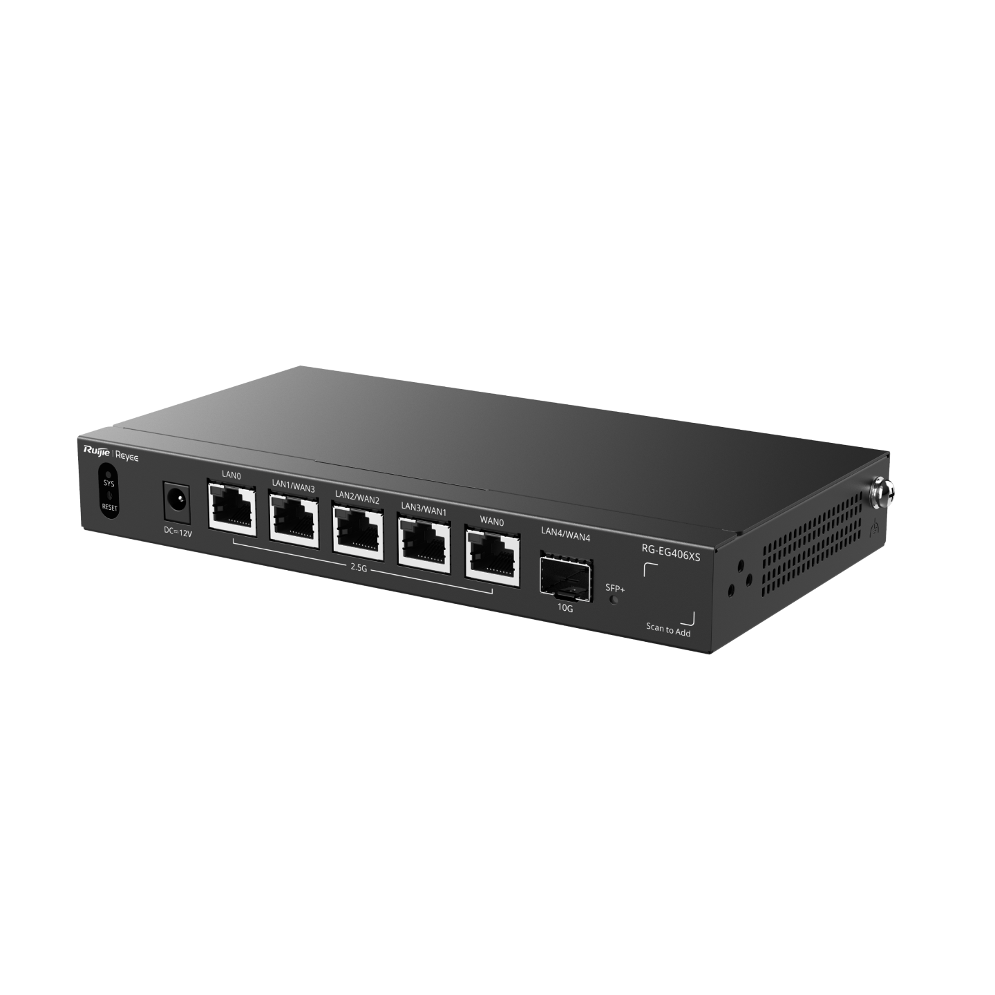 RG-EG406XS Reyee 5-Port 2.5G Cloud Managed Router with 10G SFP+ Port | Multi-Gig VPN Business Gateway