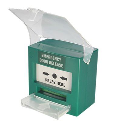 CP32G Resettable Emergency Door Release - Break Glass (BGA) Call Point (Green)