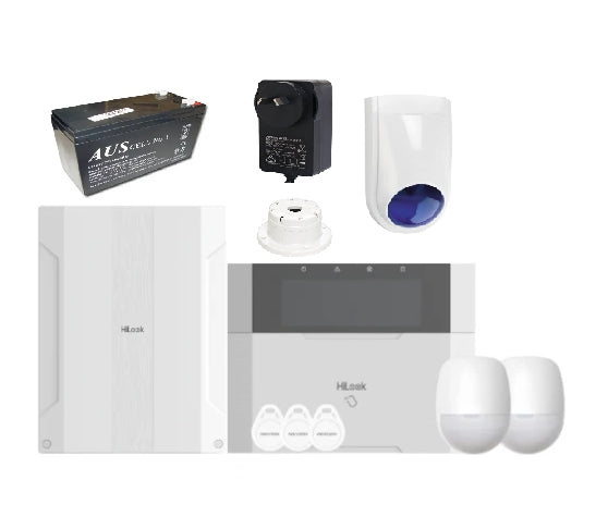 Hikvision HiLook HA-ALARM-KIT1 Wired Alarm Kit with Siren & PSU/Battery