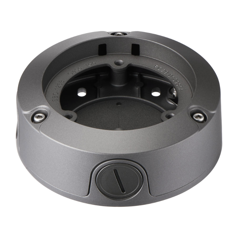 Hanwha SBO-126B Aluminum Back Box for QNO-8080R Bullet Cameras – Rugged Mount Accessory for Extreme Environments