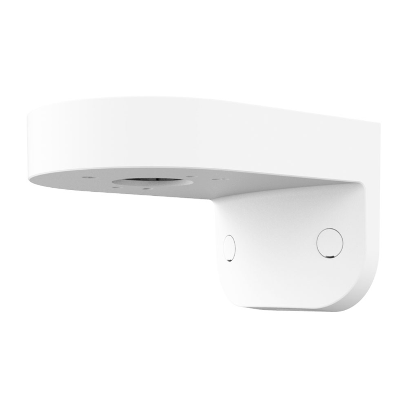 Hanwha SBP-120WMW Wall Mount Bracket for QND Series Dome Cameras – Durable White Polycarbonate, Compact Design