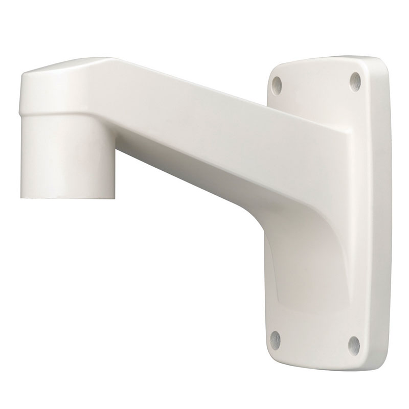 Hanwha Wisenet Outdoor Wall Mount for PTZ Cameras – Aluminium & SECC, Ivory (HAN-SBP-300WM1)