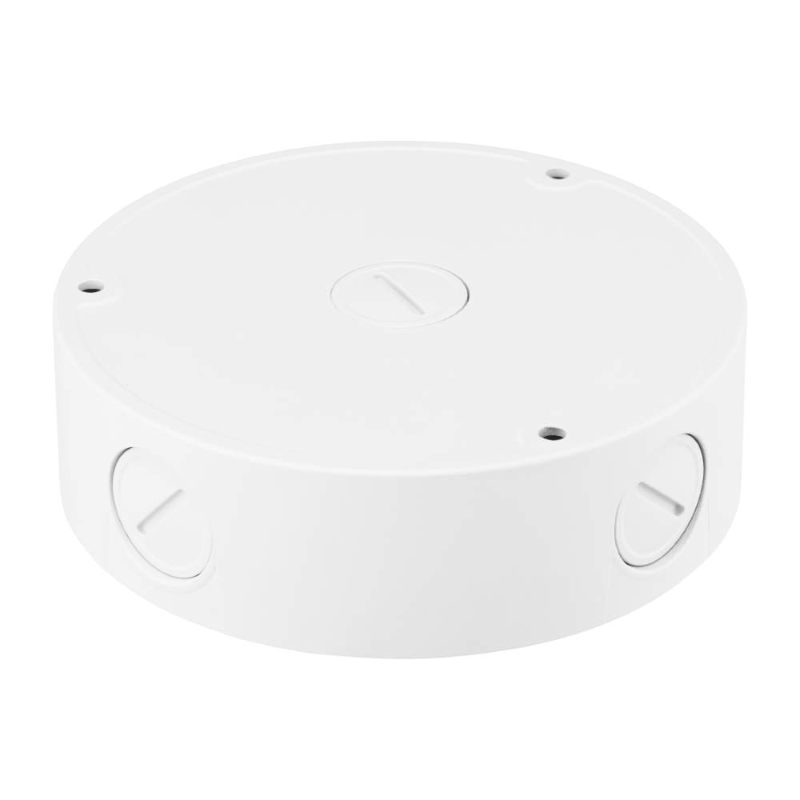 Hanwha SBV-136BW White Aluminum Back Box for QNV-6082R – Weatherproof, Rugged Junction Box for Outdoor Installations