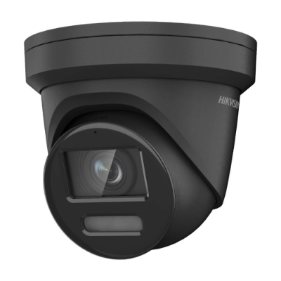 Hikvision 8MP Outdoor ColorVu Gen 2 Turret Camera, AcuSense, Mic, 2.8mm, Black