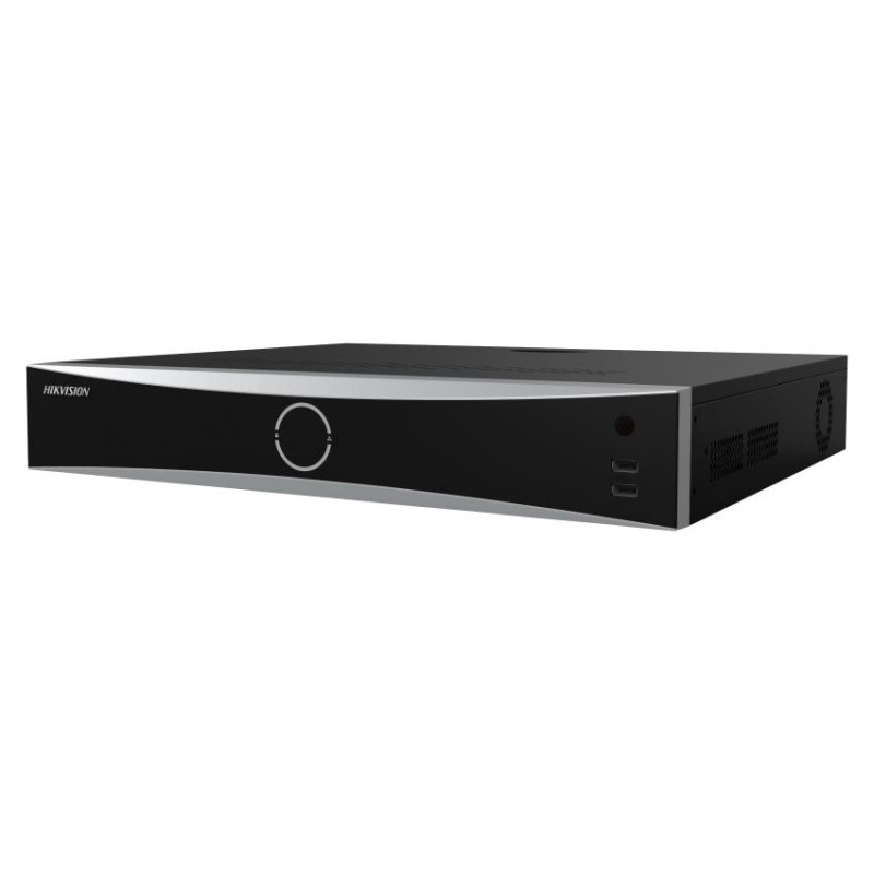 Hikvision 16-channel PoE DeepinMind NVR with AI face recognition, 8K video recording, 16 ports, no HDD included