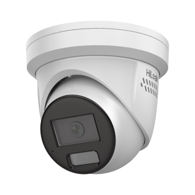 HiLook IPC-T269H2 6MP Outdoor All-In-One Flateye Turret Camera, H.265, 30m IR, With Mic, IP67 rating, 2mm