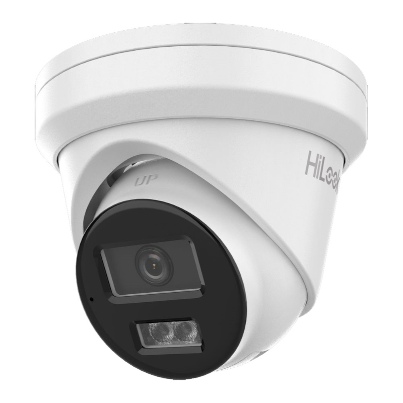 HiLook IPC‑T381H‑MU 8MP 4K Intelligent Dual‑IR Turret Network Camera with Built‑in Dual‑Mic, AcuSense AI, H.265+, WDR, IP67 CCTV