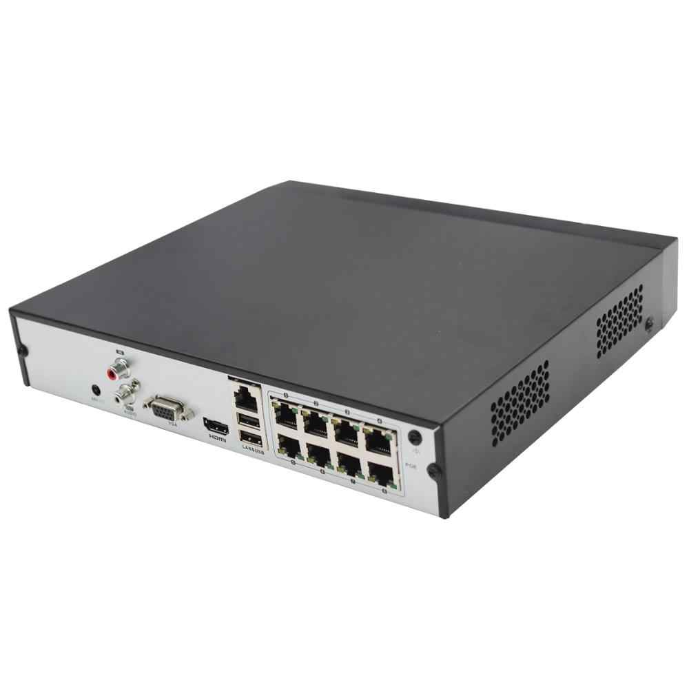 HiLook NVR‑108MH‑C/8P 8‑Channel 4K PoE Network Video Recorder – Up to 8 IP Cameras, 80 Mbps Bandwidth, 4K HDMI Output