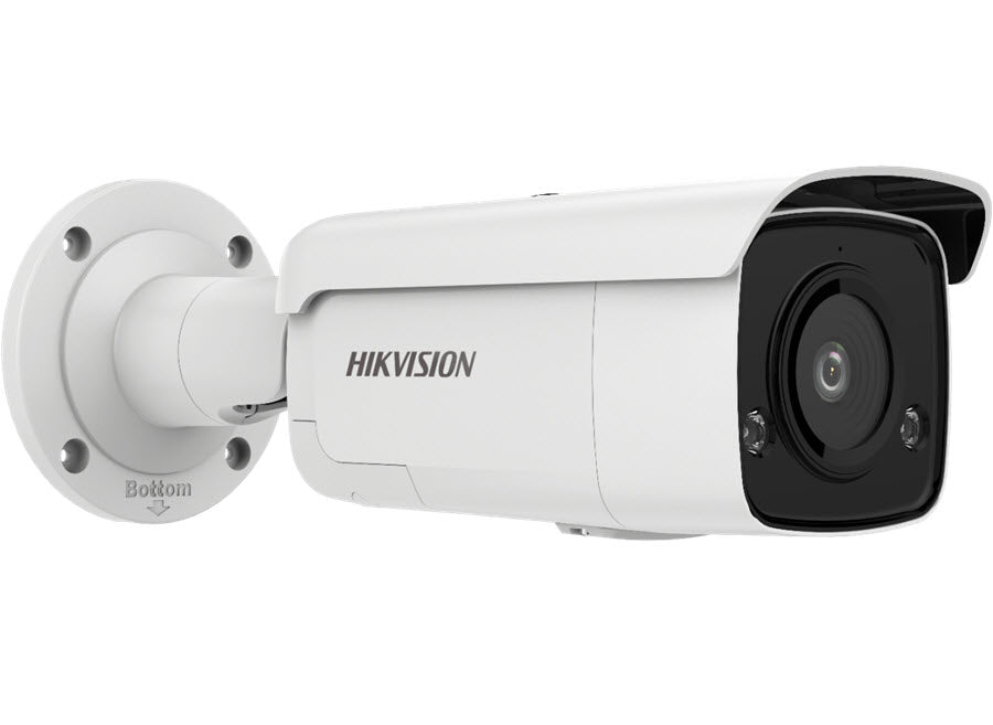 Hikvision DS-2CD2T66G2-ISU/SL 6MP AcuSense Fixed Bullet Network Camera with Strobe Light & Audio Alarm | DarkFighter, IP67, H.265+ 2.8mm