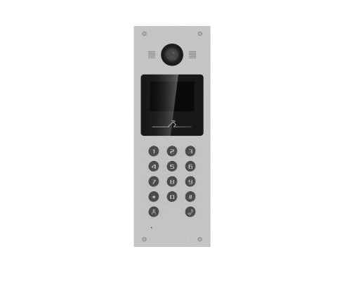 Hikvision HIK-KD3003-E6 2nd Gen Intercom Slim Apartment Door Station, IP65, Aluminium