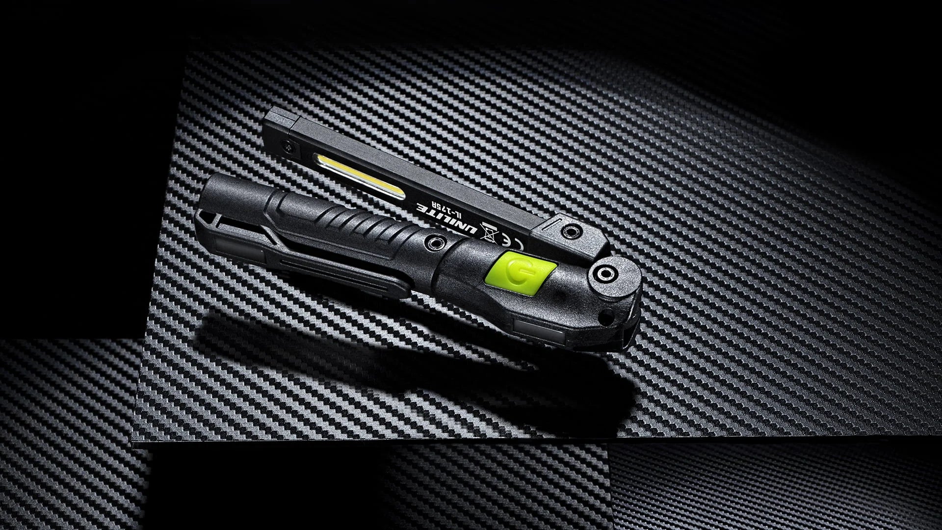 Unilite IL-175R Folding Inspection Rechargeable LED Light | 175 Lumens, Magnetic Base, Pocket Clip, Ultra-Compact, USB-C Charging