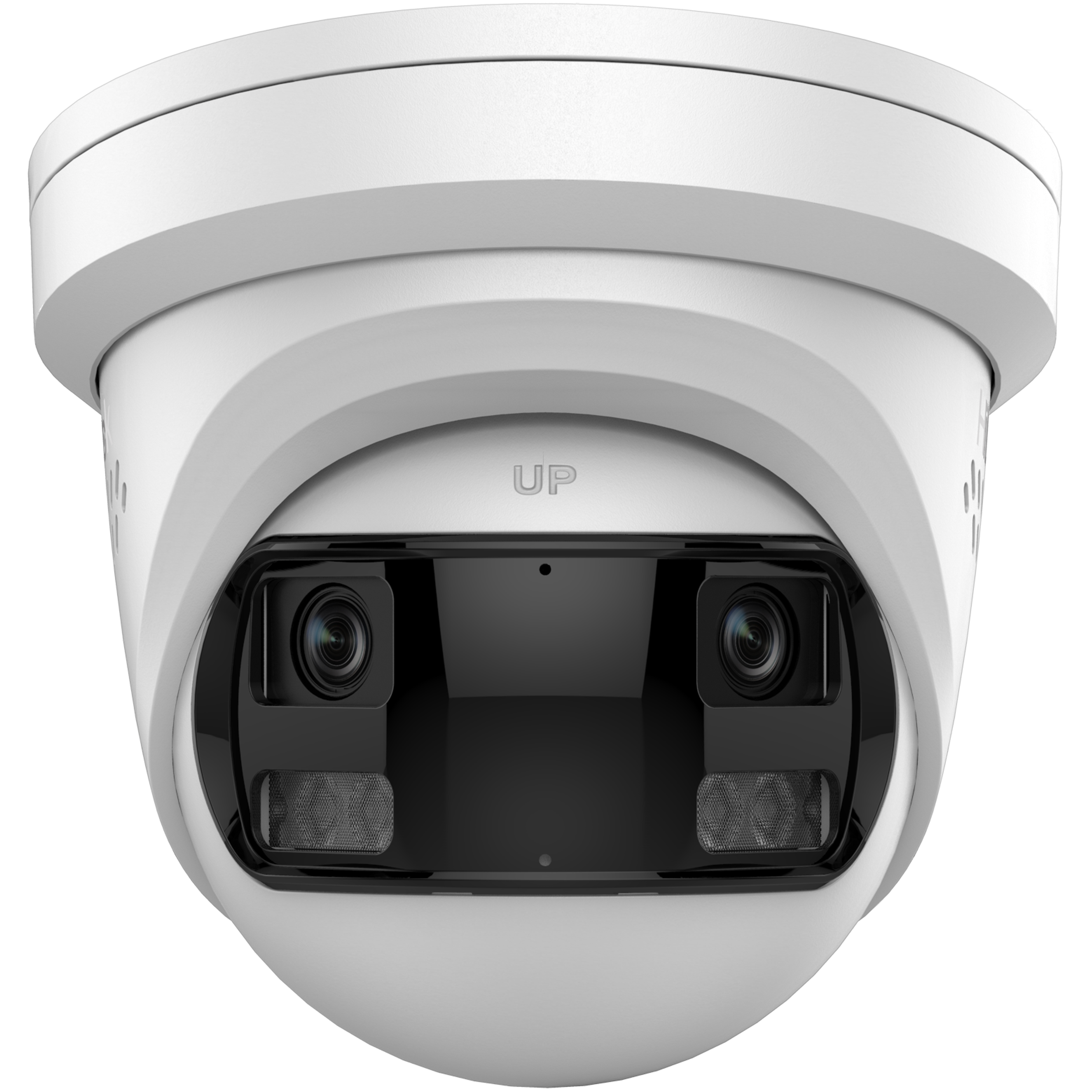 HiLook IPC-T289PH-MU/SL 8MP 4K Outdoor 180° Panoramic Turret Camera with Dual IR, Smart Hybrid Light, Mic, and IP67 CCTV