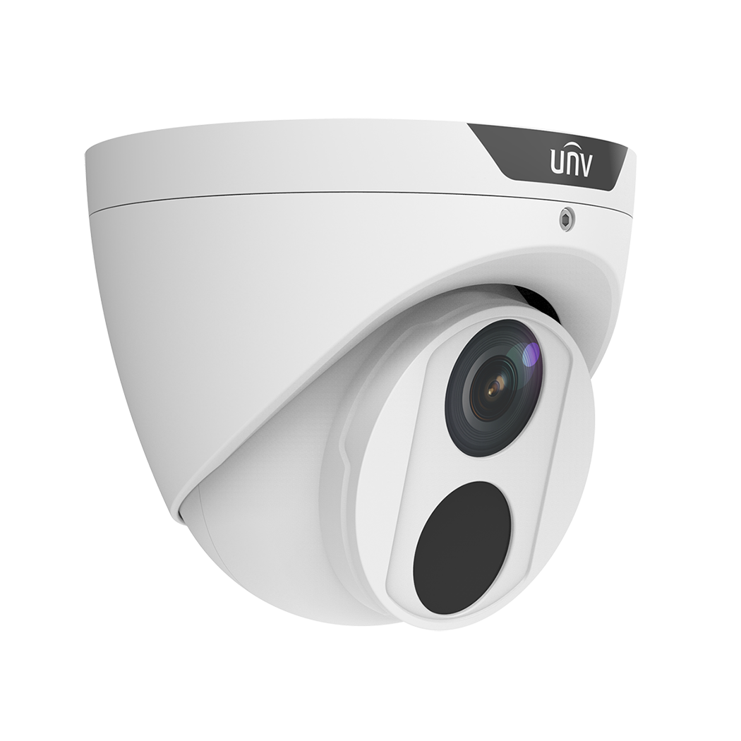 Uniview PRIME-I Series 5MP IP Camera (White) - AI Powered with Light Hunter IR IPC3615SB-ADF28KM-I0