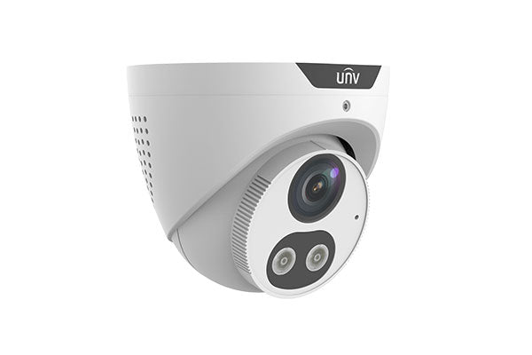 Uniview IPC3618SB-ADF28(40)KMC-I0 'Triguard' 8MP HD Intelligent Light and Audible Warning Fixed Eyeball Network Camera