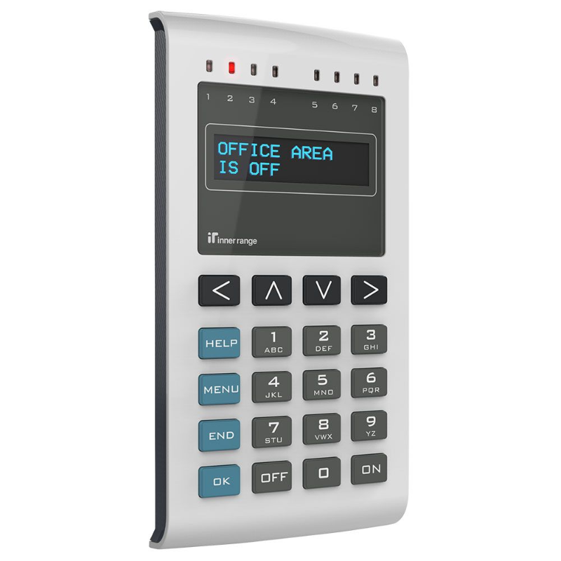Inner Range EliteX Standard Keypad – OLED Security Alarm &amp; Access Control Keypad | IR-995400