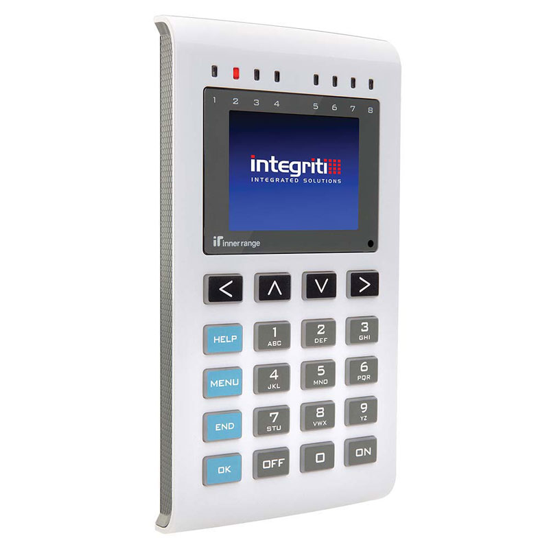 Inner Range Integriti PrismaX Colour LCD Keypad – Full-Colour Security Alarm &amp; Access Control Terminal | IR-996400