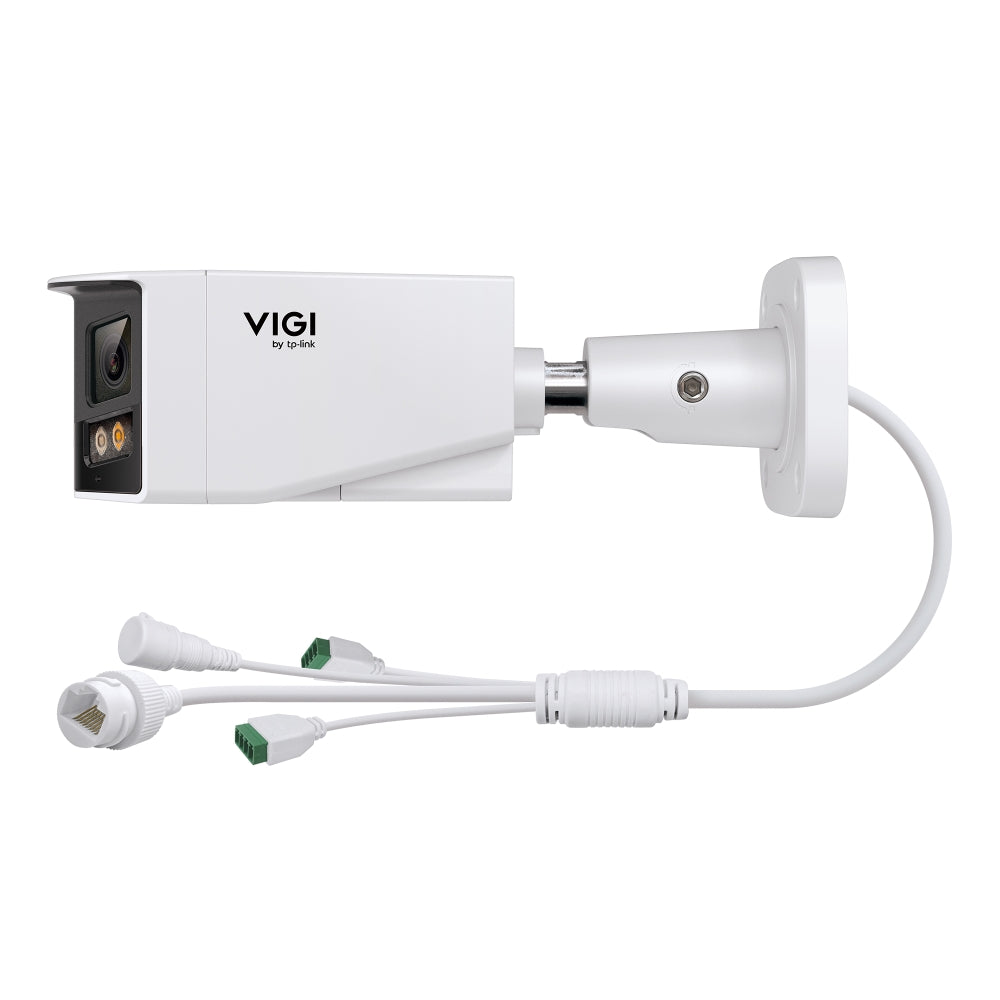 The TP‑Link VIGI InSight S385DPS is a professional panoramic outdoor security camera designed for commercial and industrial surveillance needs. Featuring 180° dual‑lens stitched panoramic imaging, Human &amp; Vehicle Classification, Active Defence alarms, and ultra low‑light night vision,