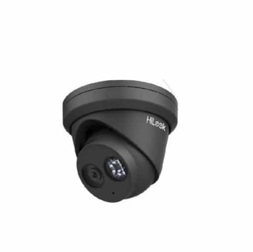 *SPECIAL OFFER HiLook IPC-T280H-MU 8MP Black Turret IP Camera with Built-in Mic – 2.8mm, 30m IR, PoE, IP66