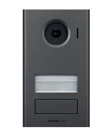 Aiphone JVS-1V JV Series Colour Video Intercom Kit – 7" Hands-Free Monitor, Vandal-Resistant Surface Door Station & Picture Memory