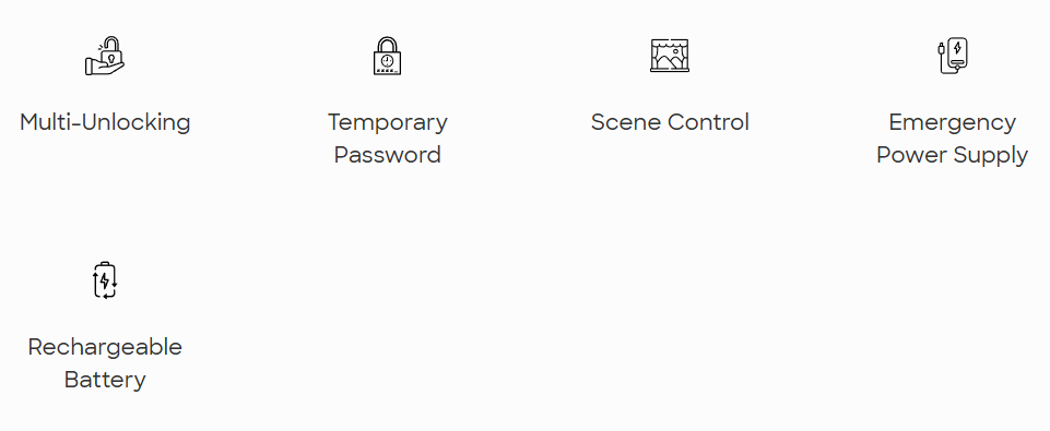 KONEC T01 Pro Zigbee Smart Lock – Black Aluminium Alloy, Fingerprint, PIN, Proximity Card & App Control – KLL-T01P-BL-Z-KC