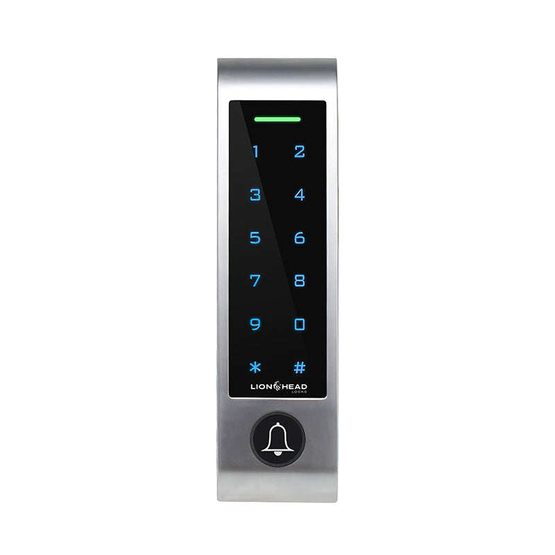 LIONHEAD TITAN Slim Bluetooth Keypad – Rugged IP66 Smart Access Control with BLE, Mifare & Wi-Fi Support | Model: LHL-KP4-TITAN