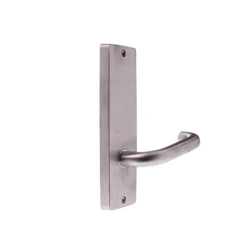 Lockwood Standard Square End Interior Plate with Type 70 Round Lever - Satin Chrome