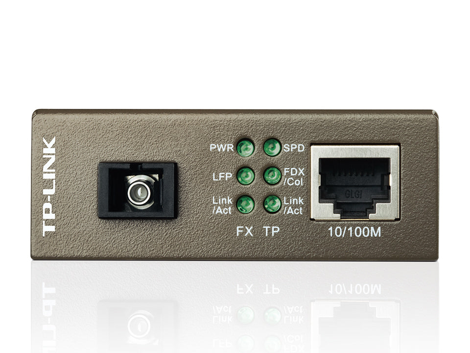 MC112CS | TP-Link 10/100Mbps WDM Media Converter – Single-Mode Fiber up to 20km
