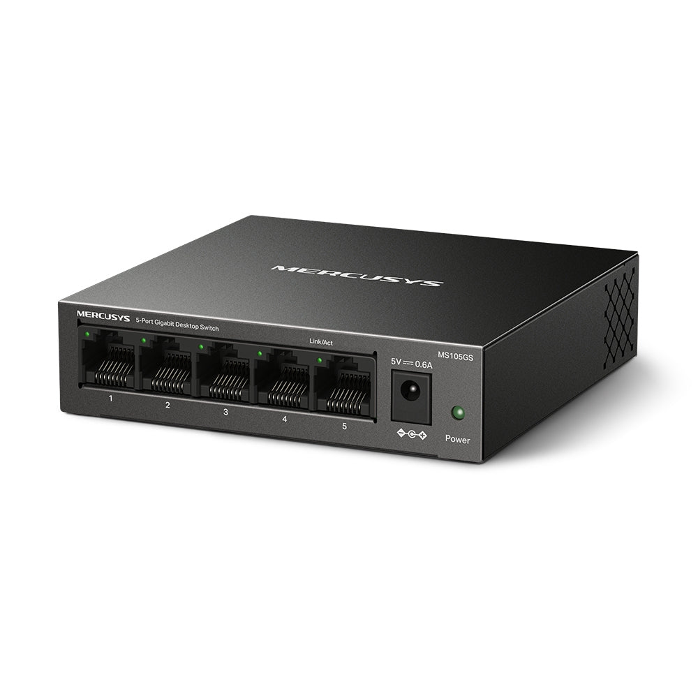 MS105GS | 5-Port Gigabit Desktop Switch | MERCUSYS