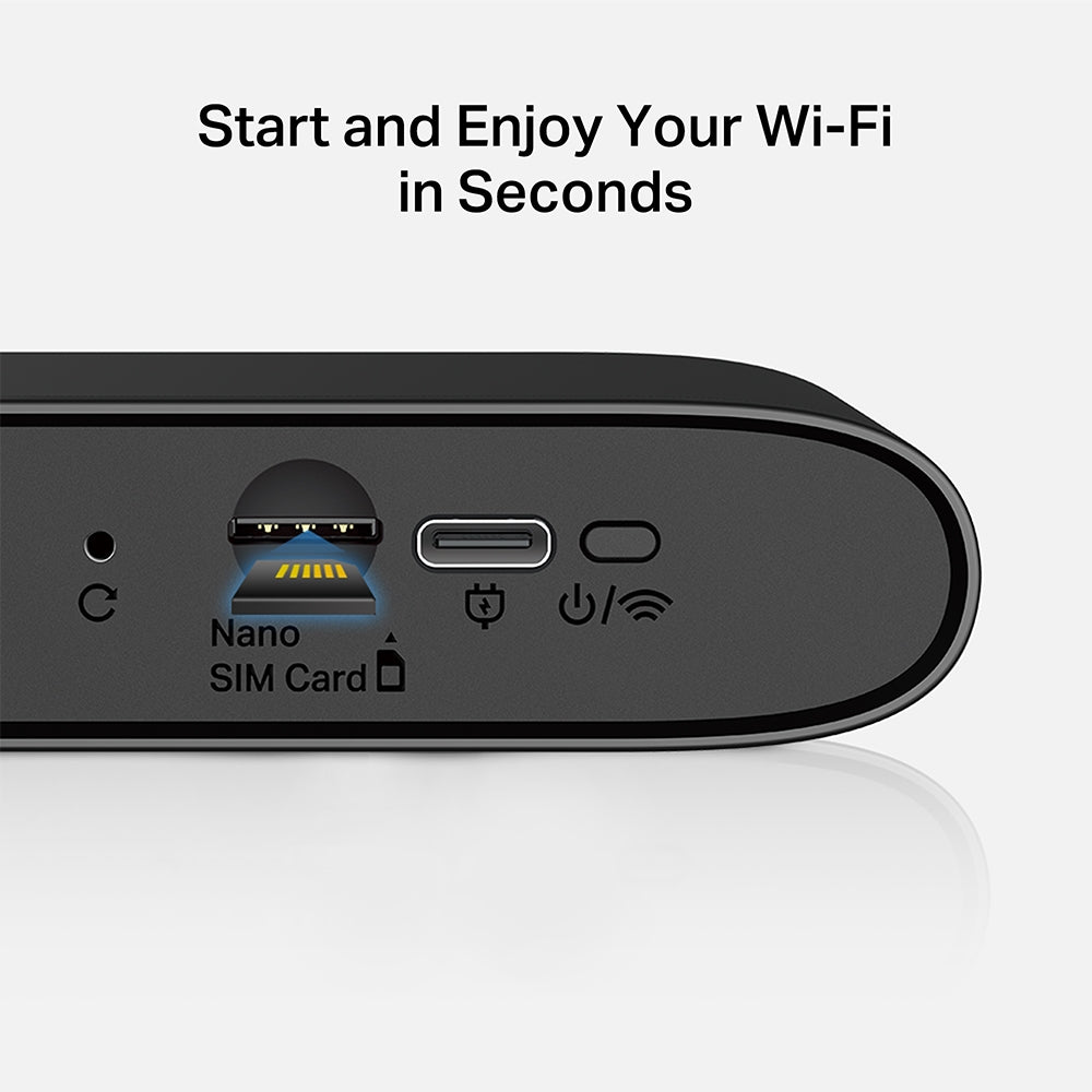 MT110 | 4G LTE Mobile Wi-Fi | 150 Mbps | Battery Powered | Up to 10 Devices | MERCUSYS