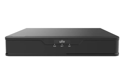 Uniview Easy 8CH AI NVR with 8x PoE | 12MP Recording | Dual 10TB HDD Bays | 160Mbps | NVR302-08B-P8-IQ
