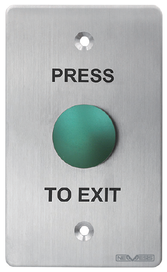 Extinction Button Nemesis Mushroom Press to Exit Button Stainless Steel Green – IP65 Acc