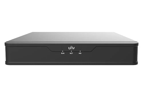 Uniview 6MP ColorHunter CCTV Security Kit – 4x IPC3626LE-ADF28K-WP OwlView Turret Cameras, NVR301-04B-P4-IQ 4 Channel PoE NVR & 2TB Surveillance HDD