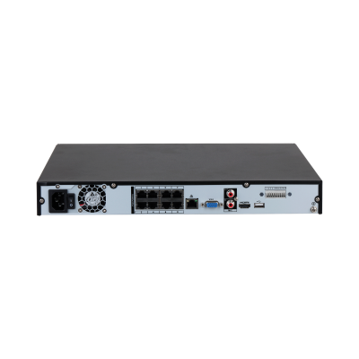 Dahua DHI-NVR4208-8P-AI/ANZ — 8-Channel 1U WizSense AI NVR with 8 PoE Ports, 2×HDD Bays (WizSense, Smart H.265+, Face & Perimeter AI)