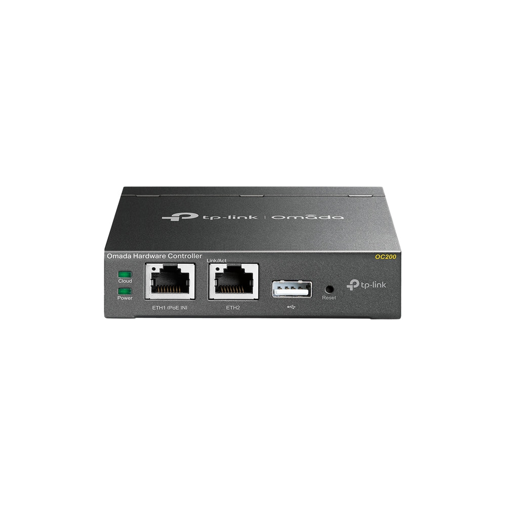 TP-Link OC200 Omada Hardware Controller | Centralized Cloud & Local Network Management for Up to 100 Devices | PoE Powered | Intelligent Monitoring | SKU: OC200
