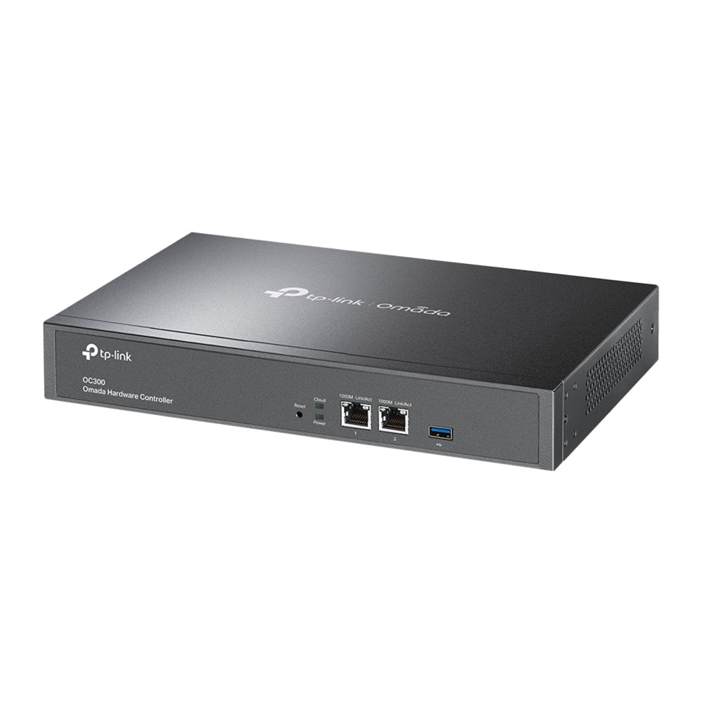 TP-Link OC300 Omada Hardware Controller – Centralized SDN Management for Up to 500 APs, Multi-Site Control, Cloud Access, USB Backup, Gigabit Ports | SKU: OC300